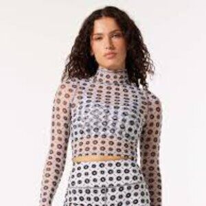 Savage X Fenty Mod Cropped Turtleneck Long-Sleeve Tee